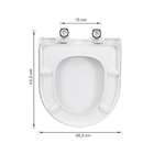 Assento Sanitário Nexo|Riviera Termofixo Fechamento Suave Branco Sensea